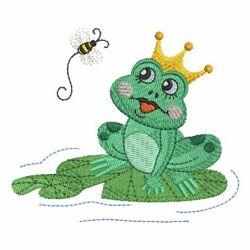 Cute Frog 2 05 machine embroidery designs