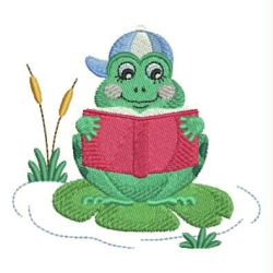 Cute Frog 2 07 machine embroidery designs