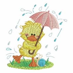 Animals Under Umbrellas machine embroidery designs