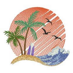 Tropical Scene 3 03 machine embroidery designs