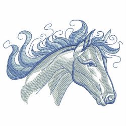 Decorative Horses 02(Md) machine embroidery designs