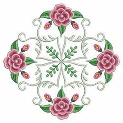 Pearl Roses Quilt 9 02(Md) machine embroidery designs