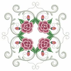 Pearl Roses Quilt 9 03(Sm) machine embroidery designs