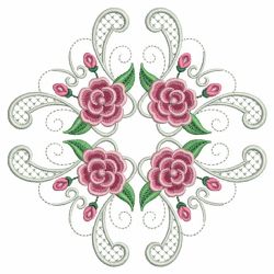 Pearl Roses Quilt 9 07(Lg) machine embroidery designs