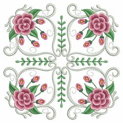 Pearl Roses Quilt 9 10(Md) machine embroidery designs