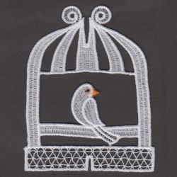 3D FSL Birdcages 01 machine embroidery designs