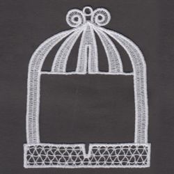 3D FSL Birdcages 02 machine embroidery designs