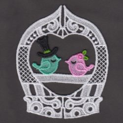 3D FSL Birdcages 03 machine embroidery designs