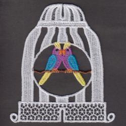 3D FSL Birdcages 09 machine embroidery designs