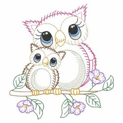 Vintage Mom And Baby Animals 04(Md) machine embroidery designs