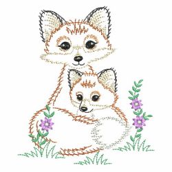 Vintage Mom And Baby Animals 07(Sm) machine embroidery designs