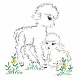 Vintage Mom And Baby Animals 08(Md) machine embroidery designs