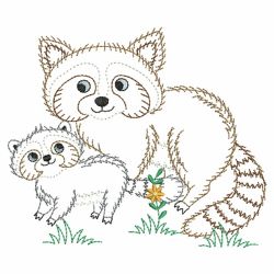 Vintage Mom And Baby Animals 09(Lg) machine embroidery designs