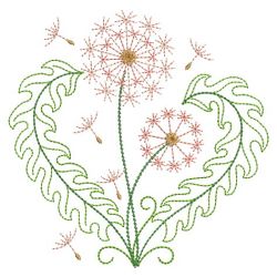 Vintage Dandelion 08(Lg) machine embroidery designs