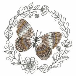 Butterfly Frame 09(Md) machine embroidery designs