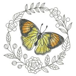 Butterfly Frame 10(Md) machine embroidery designs