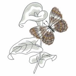 Butterfly And Blooms 04(Md) machine embroidery designs