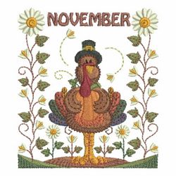 Months Of The Year Country Designs 11 machine embroidery designs
