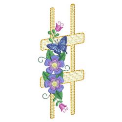 Floral Music Notes 06(Md) machine embroidery designs