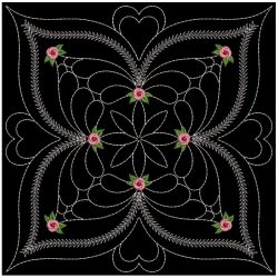 Trapunto Rose Quilt Block 2(Sm) machine embroidery designs