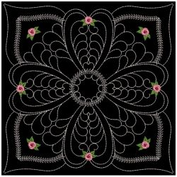 Trapunto Rose Quilt Block 2 02(Sm)