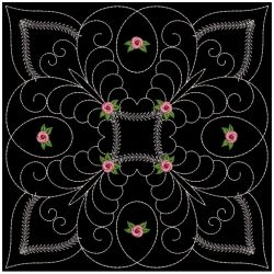 Trapunto Rose Quilt Block 2 05(Md) machine embroidery designs