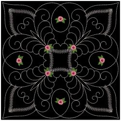 Trapunto Rose Quilt Block 2 05(Sm)