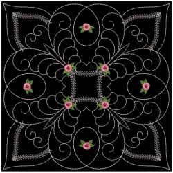 Trapunto Rose Quilt Block 2 05(Lg)