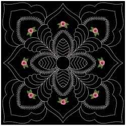 Trapunto Rose Quilt Block 2 08(Md)