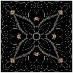Trapunto Rose Quilt Block 2 09(Md) machine embroidery designs