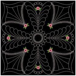 Trapunto Rose Quilt Block 2 10(Lg)