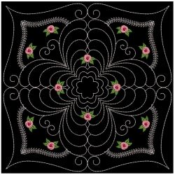 Trapunto Rose Quilt Block 2 12(Md)