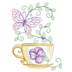 Vintage Butterflies At Teatime 02(Sm) machine embroidery designs