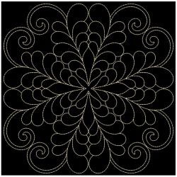 Trapunto Feather Quilt 02(Sm)