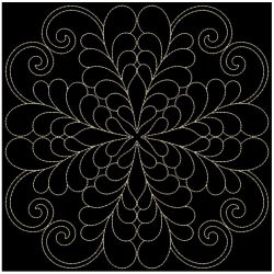 Trapunto Feather Quilt 02(Lg) machine embroidery designs