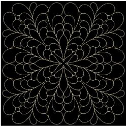 Trapunto Feather Quilt 04(Sm)