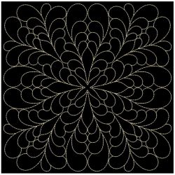 Trapunto Feather Quilt 04(Lg) machine embroidery designs