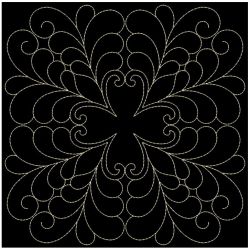 Trapunto Feather Quilt 05(Sm) machine embroidery designs