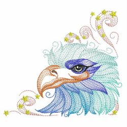 Rippled Eagle(Sm) machine embroidery designs