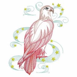 Rippled Eagle 04(Lg) machine embroidery designs