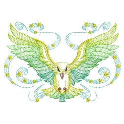 Rippled Eagle 07(Sm) machine embroidery designs