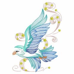 Rippled Eagle 10(Md) machine embroidery designs