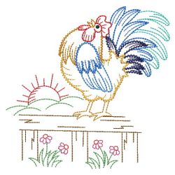 Vintage Chickens(Sm) machine embroidery designs