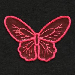 3D Organza Butterfly 2 04 machine embroidery designs