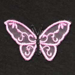3D Organza Butterfly 2 15 machine embroidery designs