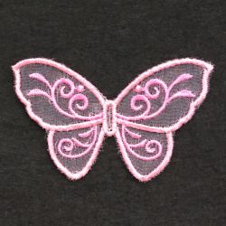 3D Organza Butterfly 2 16 machine embroidery designs