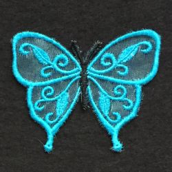3D Organza Butterfly 2 17 machine embroidery designs