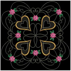 Trapunto Rose Quilt Block 3 04(Md)