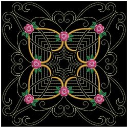 Trapunto Rose Quilt Block 3 07(Md)