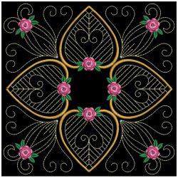 Trapunto Rose Quilt Block 3 12(Sm)